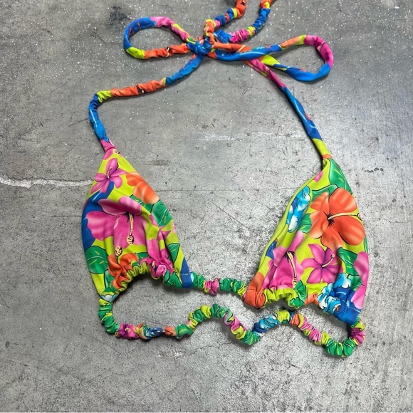 Frankie's Bikinis Other - FRANKIES BIKINIS Floral Bikini Top XS